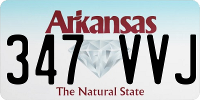 AR license plate 347VVJ