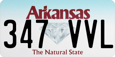 AR license plate 347VVL