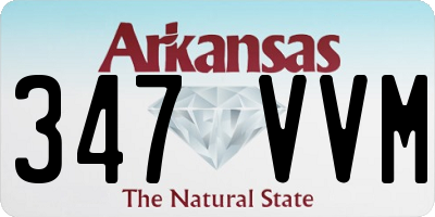 AR license plate 347VVM