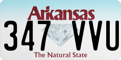 AR license plate 347VVU