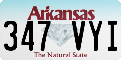 AR license plate 347VYI