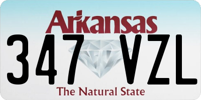 AR license plate 347VZL