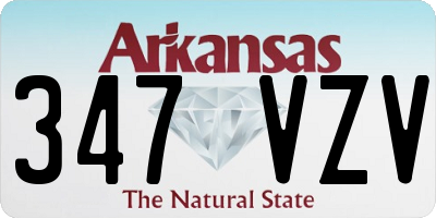 AR license plate 347VZV