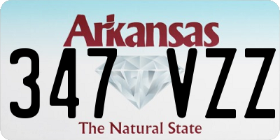 AR license plate 347VZZ