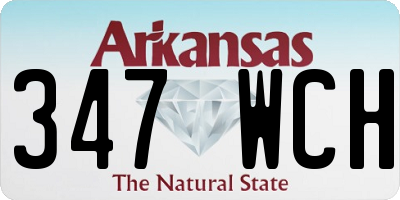 AR license plate 347WCH