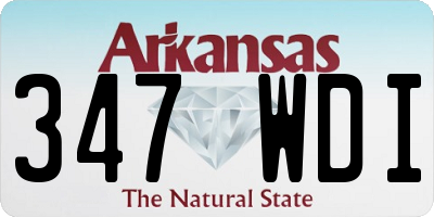 AR license plate 347WDI