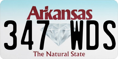 AR license plate 347WDS