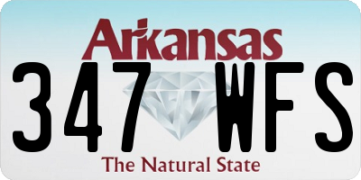 AR license plate 347WFS