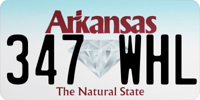 AR license plate 347WHL