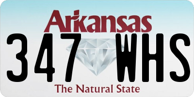 AR license plate 347WHS
