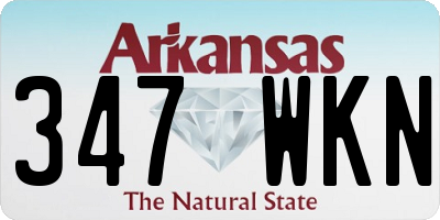 AR license plate 347WKN