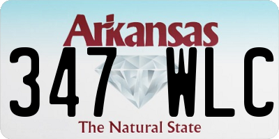 AR license plate 347WLC