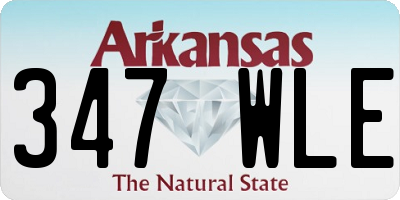 AR license plate 347WLE