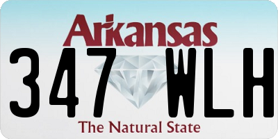 AR license plate 347WLH