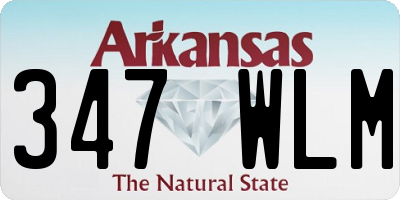 AR license plate 347WLM