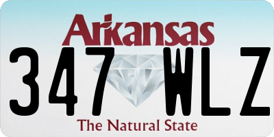 AR license plate 347WLZ