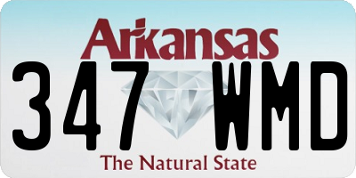 AR license plate 347WMD