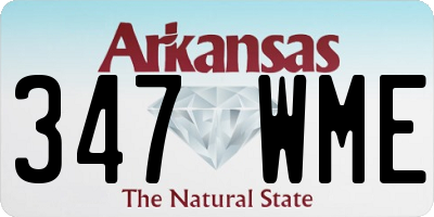 AR license plate 347WME