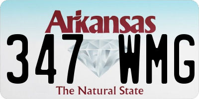 AR license plate 347WMG