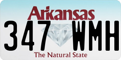 AR license plate 347WMH