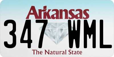 AR license plate 347WML