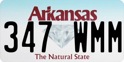 AR license plate 347WMM