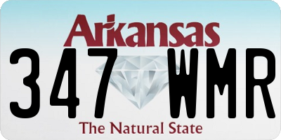 AR license plate 347WMR