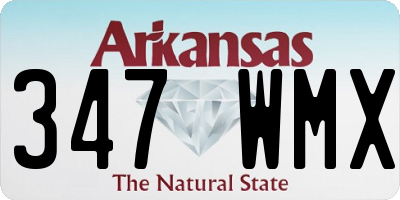 AR license plate 347WMX