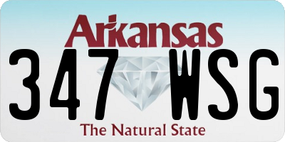 AR license plate 347WSG