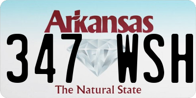 AR license plate 347WSH