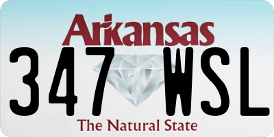 AR license plate 347WSL