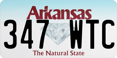 AR license plate 347WTC