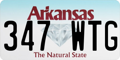 AR license plate 347WTG