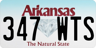 AR license plate 347WTS