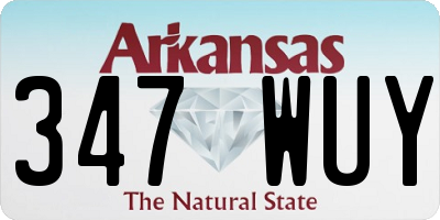 AR license plate 347WUY