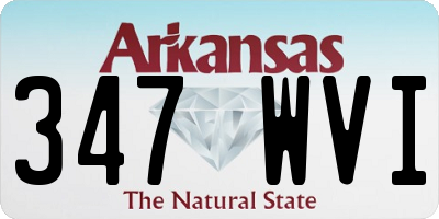 AR license plate 347WVI