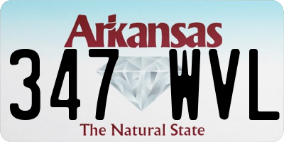 AR license plate 347WVL