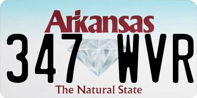 AR license plate 347WVR