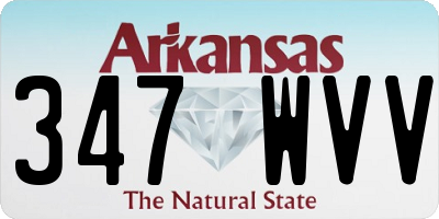 AR license plate 347WVV