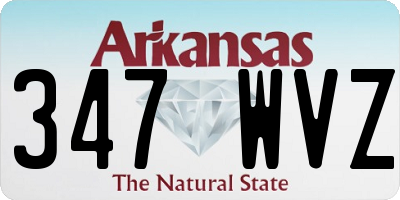 AR license plate 347WVZ
