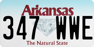 AR license plate 347WWE