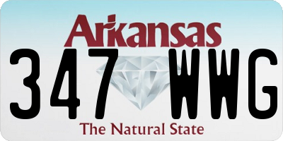 AR license plate 347WWG