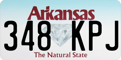 AR license plate 348KPJ