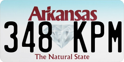 AR license plate 348KPM