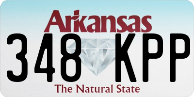 AR license plate 348KPP