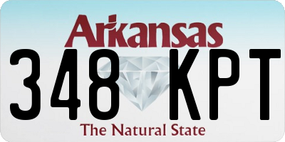 AR license plate 348KPT