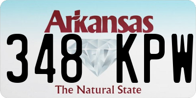 AR license plate 348KPW