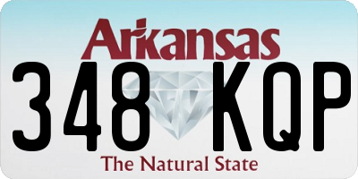 AR license plate 348KQP