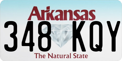 AR license plate 348KQY