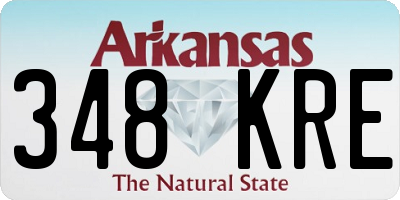 AR license plate 348KRE